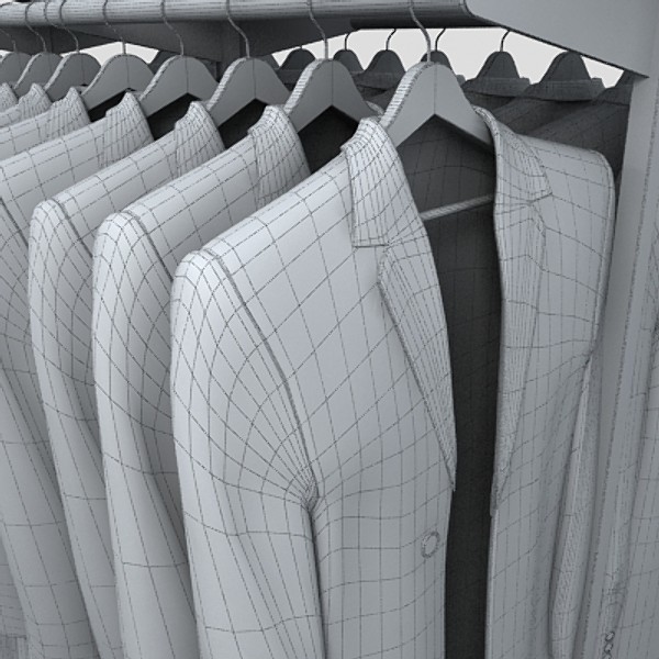long coats 3d model - long coats by monkeyodoom
